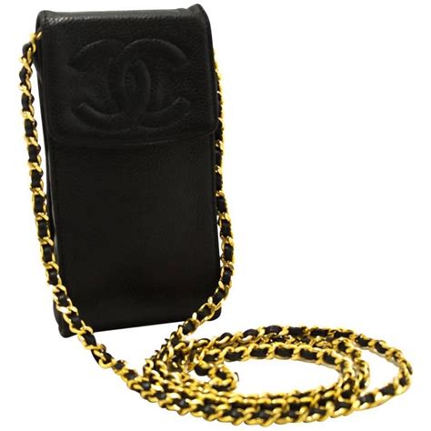 chanel mobile case|Chanel phone case with strap.